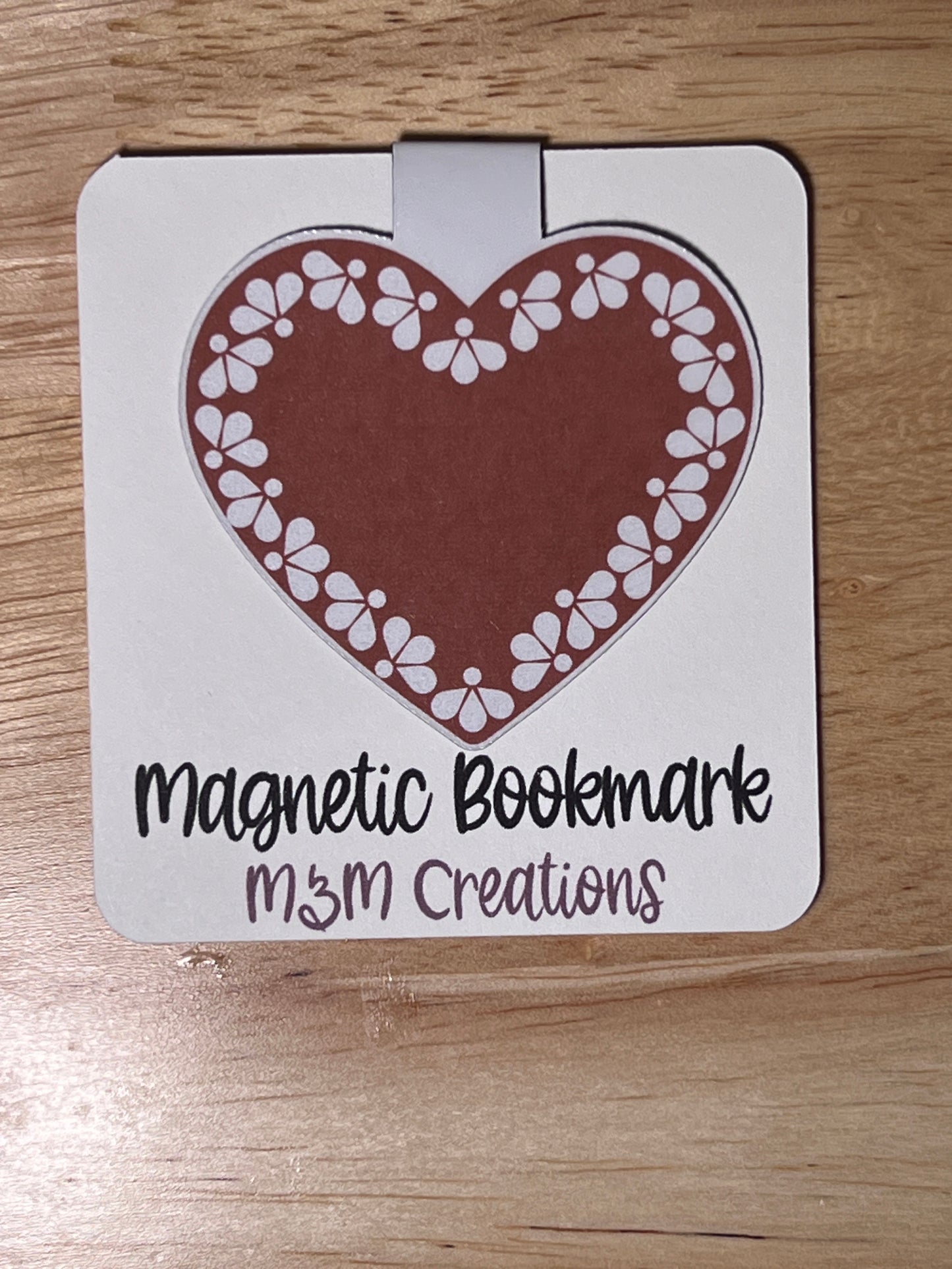 Cute Talavera Bow & Clay Hearts Magnetic Bookmarks