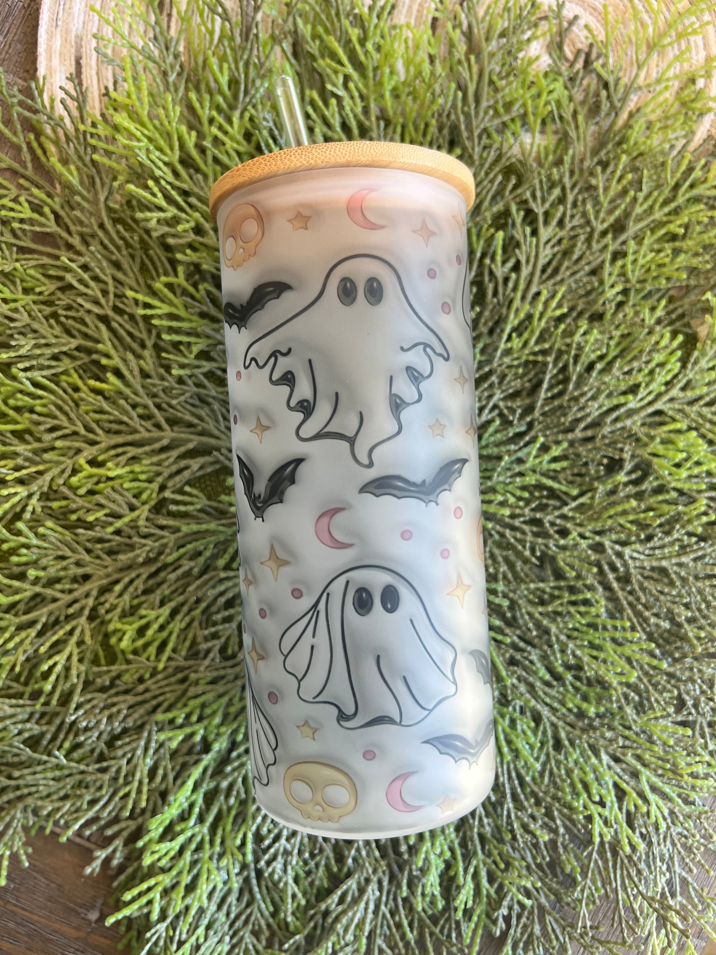 Spooky Ghost 20 oz skinny